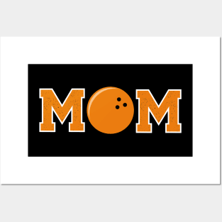 Bowling Mom Orange Posters and Art